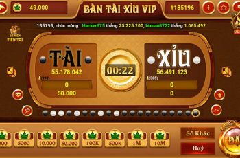 Chơi game bài Tài xỉu online đổi ngay quà cực khủng