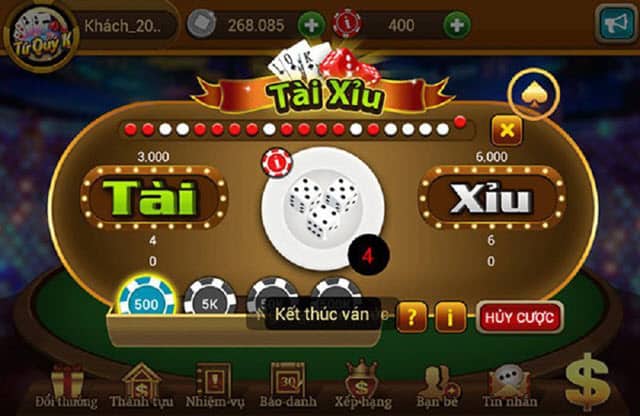 Giai tri khong au lo nho tai xiu online hinh 1